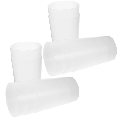 50Pcs Transparent Toothbrush Holders Plastic Cups for Bathroom Use 1
