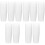 50Pcs Transparent Toothbrush Holders Plastic Cups for Bathroom Use 5