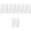 50Pcs Transparent Toothbrush Holders Plastic Cups for Bathroom Use 6
