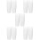50Pcs Transparent Toothbrush Holders Plastic Cups for Bathroom Use 10
