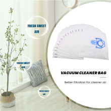 Non-Woven Fabric Dust Bag for ZELMER ZVCA100B 49.4000 Fit Aquawelt 919.0 St ZVC752 Aquos 829.OSP 819.5 Maxim 3000 Flip 321