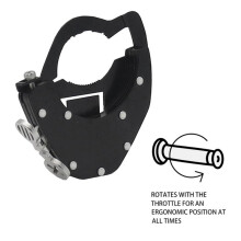 2X Manillar de Asistencia de Bloqueo de Acelerador de Control de Crucero de Motocicleta Universal para R1200GS NC750, Kit Inferior