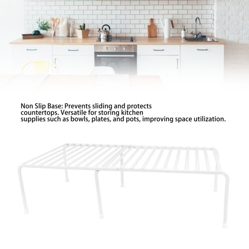 Iron Kitchen Storage Shelf Countertop Pot Rack Cabinet Organizer 2