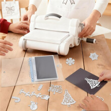 Skyrealm Scrapbooking-Zubehör, Magnetische Aufbewahrungsfolien für Stanzformen und Weihnachtliches Stanzformen-Set für die Kartenherstellung