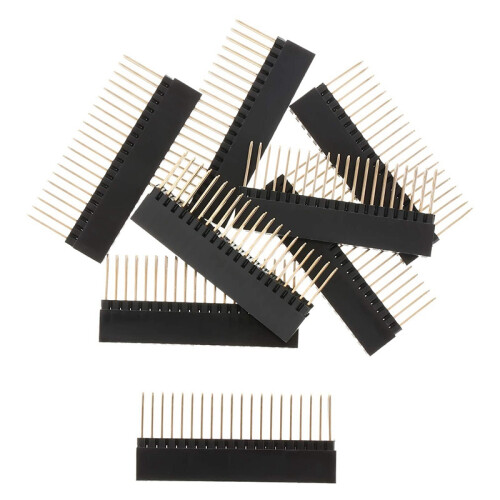 8 St,2X20(40 Pin) Extra Tall Hona 0,1 Tum Pitch Stacking Header för Raspberry Pi A+/B+/Pi 2/Pi 3 Extra Tall Header