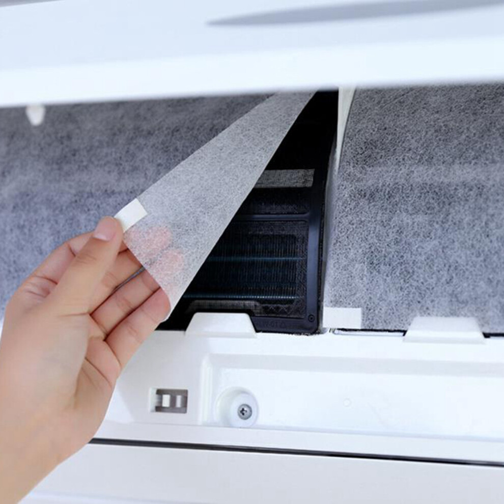 40Pcs Air Conditioning Filters Wind Outlet Cover Self-Adhesion Cuttable Air Conditioner Purifying Filter Net 40X35cm 4713648948509