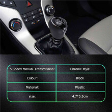 5 Speed Manual Transmission Shift Knob Gear For Chevy Cruze 2008-2014 Black