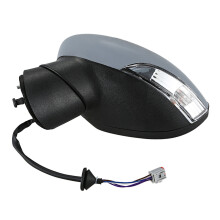 For Fiesta Mk7 2008 - 2012 Electric Wing Mirror Primed Left Passenger Side N/S