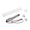 5X Atuador Micro-Linear, Curso de 2 Polegadas, 90N / 20.3Lb, Velocidade 9.5mm / S Atuador Elétrico à Prova D'água Atuador Linear Do Motor 12V 5