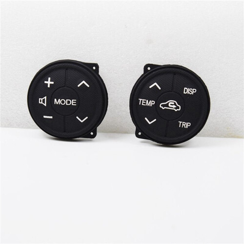 10X for  Prius 30 XW30 09-15 Prius C Aqua Button Multifunction Steering Wheel  Control Button Panel Rubber 2