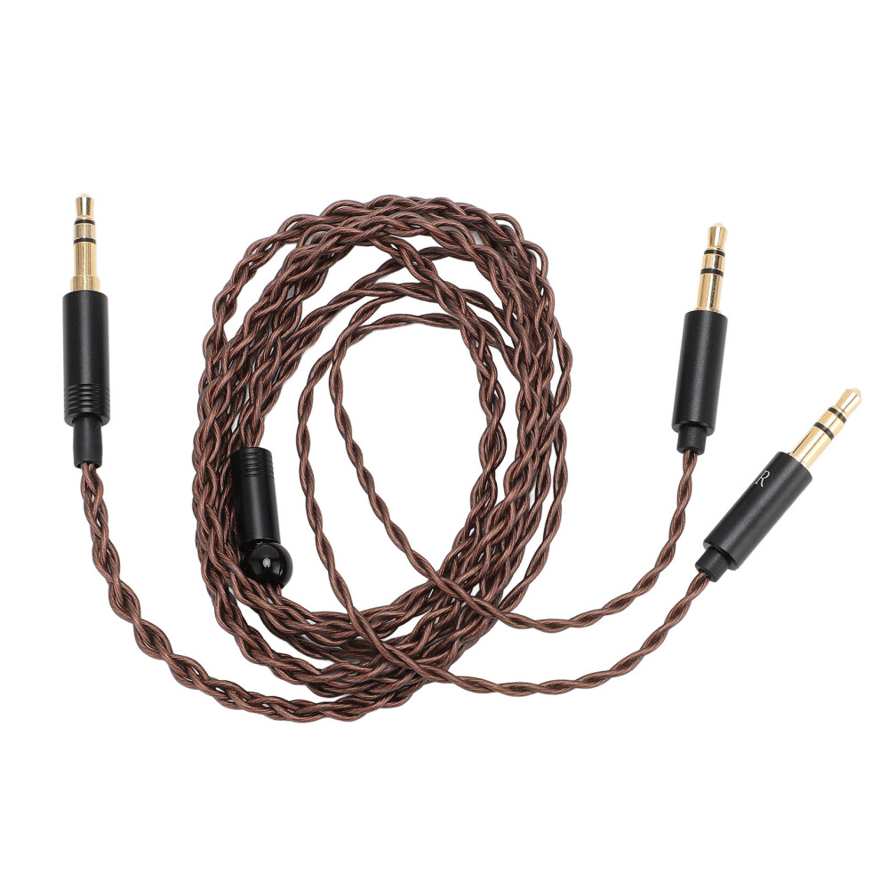 3.9Ft Headphone Replacement Cable 3.5Mm To Dual 3.5Mm For T1 Ii T5 Z7 Sundara 4611387525725