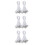 600Pièces Élastique Barbelé Métal Souple Pour Masques DIY 4