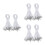 600Pièces Élastique Barbelé Métal Souple Pour Masques DIY 6