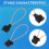 MEST Fiber Optic Loop Bypass  & FEMALE Kit Adapter för  - 5