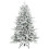 Homcom HOMCOM 5ft Artificial Christmas Tree with Snow, Hinged Xmas Tree 2