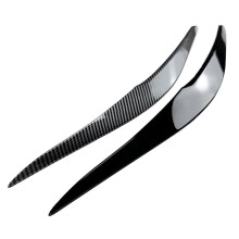 Per Serie 2 F22 F23 2015-2019 Copertura del Faro Anteriore Striscia Decorativa Copertura per Sopracciglia Adesivo Nero Lucido