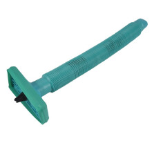 2X Universal Car Air Conditioning Vent Extension Hose Telescopic Auto Air Conditioner A/C Outlet Hose,Green