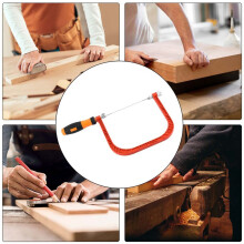 6 Inch Coping Saw Handzaag, Fret Saw Coping Frame en Extra 20 Stuks Vervangende Messen Set voor Hout, Plastic, Rubber, Ect