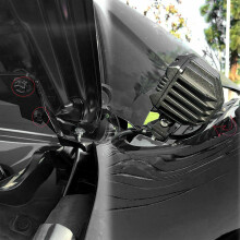 For 4 Runner 2010-2021 A-Pillar Fog Light Pod Hood Ditch Metal Mount Bracket Fixing Bracket