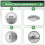 Engine Start Stop Push Button  Sticker Cover for LR4  4 &   Sport 2010-2013, Silver 7