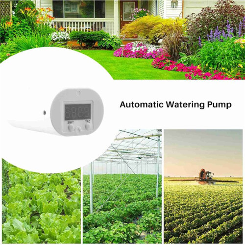 8  Pump Timer System Outdoor Automatic Watering Pump Controller Flowers Plants Home Sprinkler Drip Irrigation Device 1