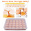 Egg Container, Refrigerator Deviled Egg Tray Carrier with Lid for 60 Eggs - Plastic Fridge Stackable Portable 2 Pack 4