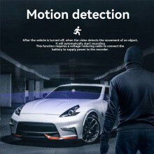 1080P WiFi Dash Cam HD Car DVR 3 Lens Driving Vehicle Cam 2 Inch IPS Screen Parking Monitoring for Car