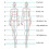 Fashion Illustration Ruler Sketch Template Sewing Ruler Humanoid Pattern Measuring Clothes,A 9