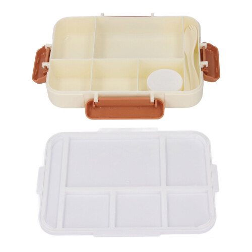 Scatola pranzo per bambini marrone - Bento portatile, per microonde