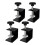 Drawer Front Panel Installation Clamp Hardware Jig C Clamp 3mm Thicker Drawer Drill Hole Guide U Clamp(4 Pack) 1