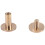 10x Arc Solid Brass Button Stud Screw Nail Screw back Leather Rivet Belt 8mm 2