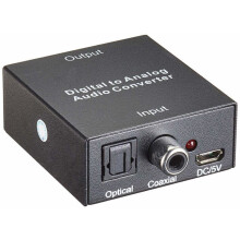 Convertitore audio digitale analogico - PREMIUMCORD - kjtosred04 - 24 bit - 1 Coassiale - 1 Toslink