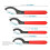 Coilover Wrench Spanner, 4PCS Non-Slip Spanner Wrench Set, Professional Universal Rubber Handle Wrench Spanner Tool 6