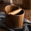 Knock the Slag Bucket Coffee Grounds Knock Box Ground Coffee Container Solid Wood Knocking Tank Coffe Accessories Tools 2