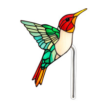 Potted Plant Insert Bird Planter Decoration Stained Crafts-8