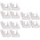 12Pcs Ceramic Ocarina Holder White Hand-Shaped Portable Display Stand 8