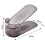 10Pcs Integrated Shoe Support Shoe Cabinet Storage Shoe Storage Rack Space-Saving Removable Double-Layer Adjustable B 6