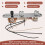 Prewired Guitar Control Plate Assembly,Loaded 3-Way Blade  Push Pull Potentiometer Excellent CTS Pot Speed Knobs 5