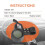 Electric Scooter LCD Screen with Accelerator Use for 10Inch Electric Scooters Display,52V 6