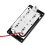 1 Jeu de 2 Micros Double Bobinage à Face ZéBréE pour Guitare éLectrique 8