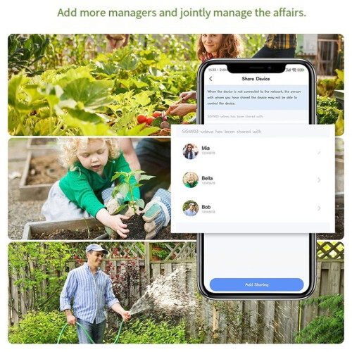 Single-Channel Zigbee  Watering Device, Automatic Irrigation Timer Waterproof Timing Irrigation Automatic Watering 1