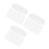 150Pcs White Round Plastic End Caps for Cardboard Mailing Tubes 5