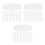 150Pcs White Round Plastic End Caps for Cardboard Mailing Tubes 9