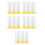50Pcs Durable Iron Dinner Triangle Bell Mallets Yellow Rhythm Mallets 8