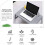 Foldable Laptop Table for Bed,Lap Desks Bed Laptops Trays for Eating and Laptops Stand Lap Table,Computer Tray(Gray) 5