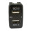 Car Dual USB3.0 Fast Charge con Display Voltmetro Caricabatteria da Auto Nero e Rosso per 9