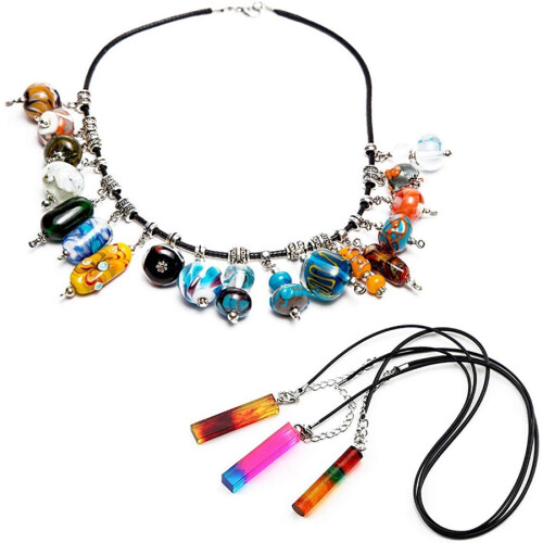 20 PeçAs CordãO de Colar Encerado Preto de 20 Polegadas com Fecho um Granel para Colar de Pulseira e FabricaçãO de Joias 2