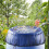 Mesh Cover for Rain Barrels, 4 Pcs Rain  Netting Screen with Drawstring for Protecting Fallen Leaf Debris 2