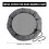 Mesh Cover for Rain Barrels, 4 Pcs Rain  Netting Screen with Drawstring for Protecting Fallen Leaf Debris 7