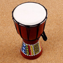 5 Pouces Tambour Djembe Africain Professionnel Tambour Ă Main Bon Son Instrument de Musique Ă Percussion